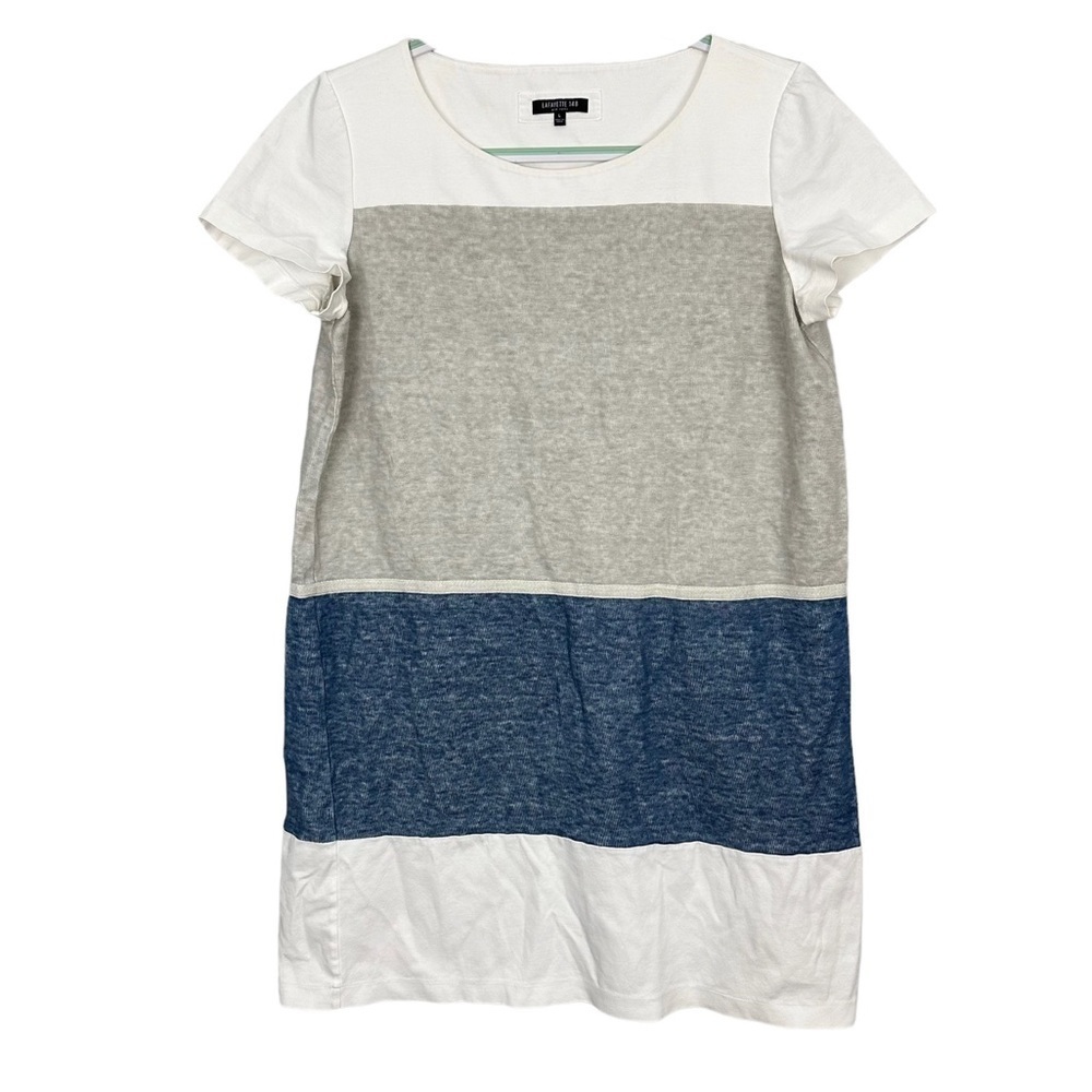 Lafayette 148 New York Colorblock Knit Dress